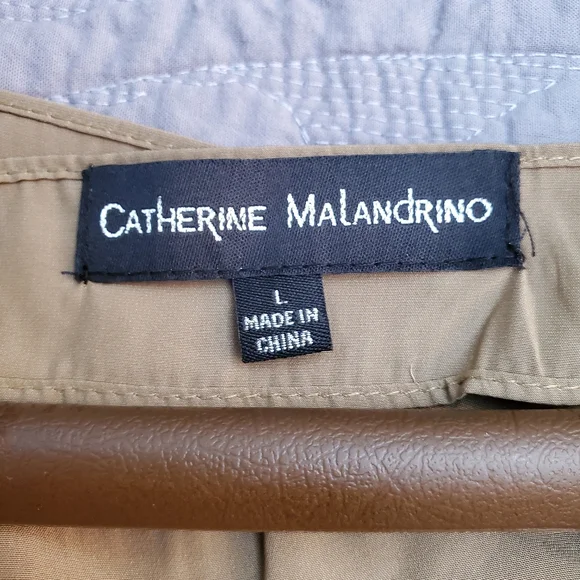 Catherine Malandrino fringe trim criss-cross tank top - Picture 6 of 8